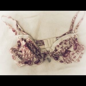 Dior authentic 34C Swarovski Crystal Bra